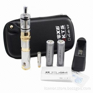 New Electronic Cigarettes Kit, Gold+ Chrome Mixed Colors, 4,000mAh Battery Capacity